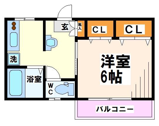 コーポアンドウ  間取り