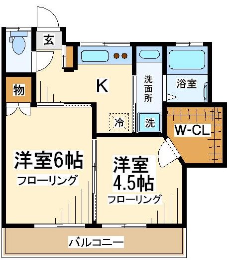 メゾン・ド・フルールA【当社管理物件】 間取り