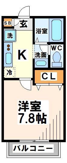 プランタン飛田給  間取り