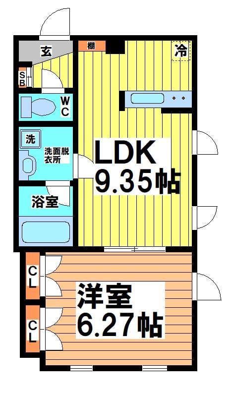 ファレール参宮橋 間取り図