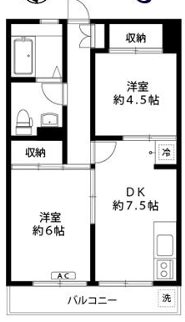 ロアジール調布  間取り