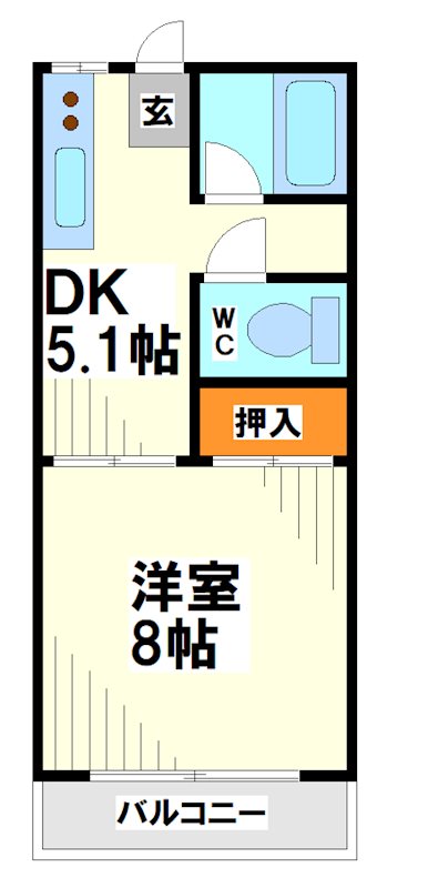 第3コスモコーポ 間取り