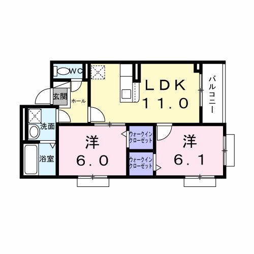 エステールK 間取り