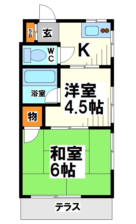 ケイエフハイツA 間取り