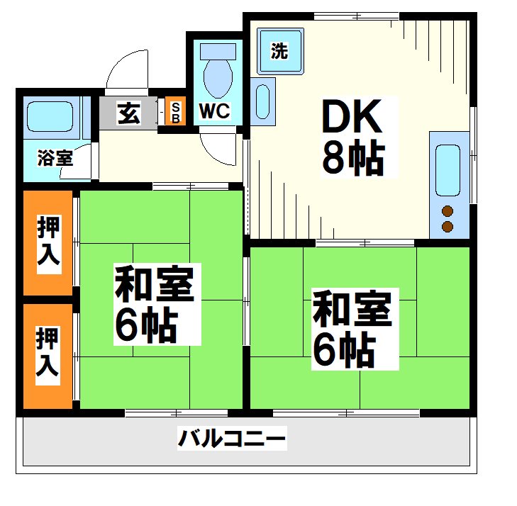 高橋コーポラス 間取り