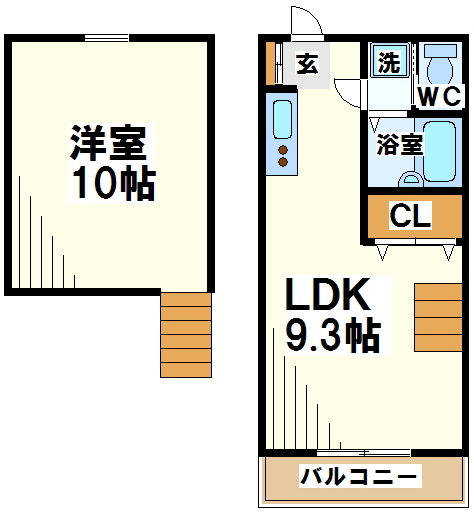 グリーンメゾネット 間取り