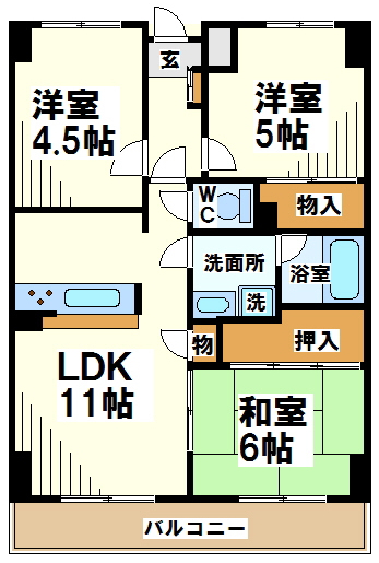 パークアベニュー  間取り