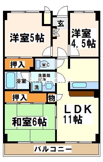 パークアベニュー  間取り