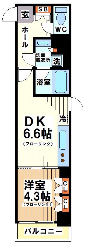 ボヌールステージ笹塚  間取り図