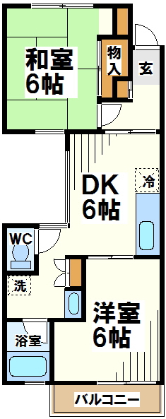 ライトコート深大寺  間取り