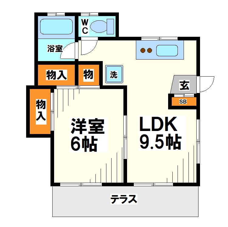 富士ハイツ  間取り