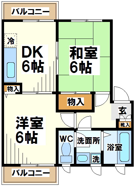 ベラカーサ白糸台  間取り