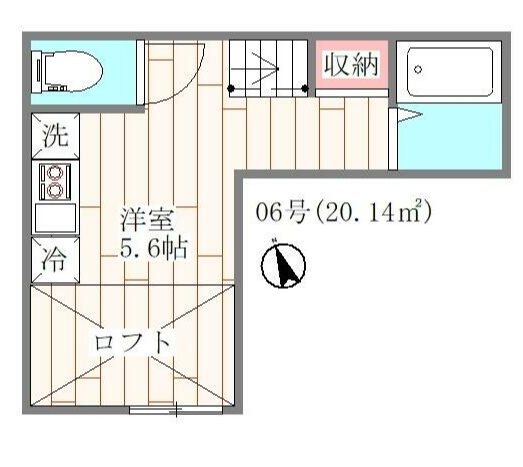 グランエッグス調布S 間取り