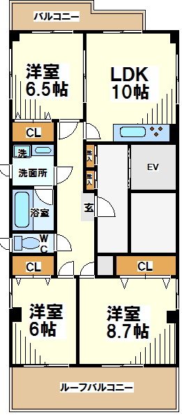 THEフォートクワハラ  間取り