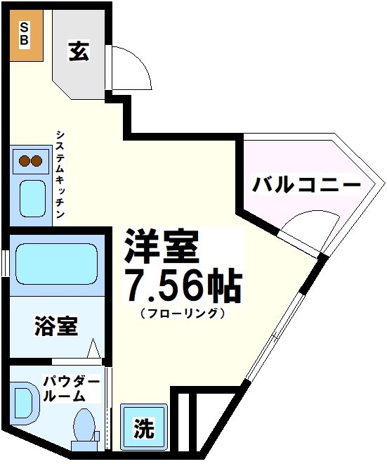 リベール武蔵野台 【当社管理物件】  間取り