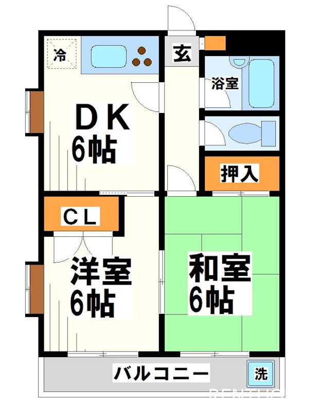 勝田マンション  間取り