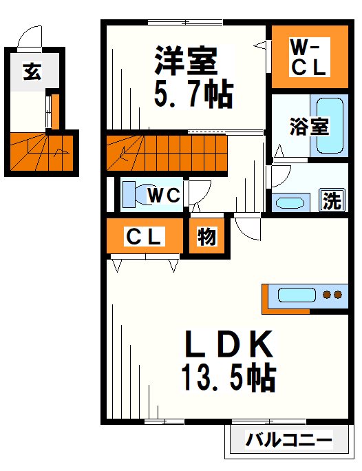 Win Bell柴崎～ウィンベルシバサキ～  間取り