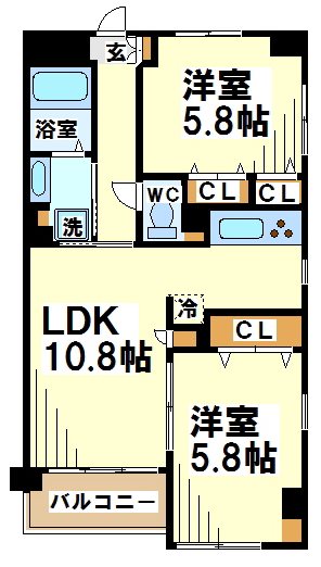 アムールエスパス 間取り