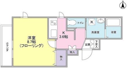 ヴィヴェール笹塚 間取り