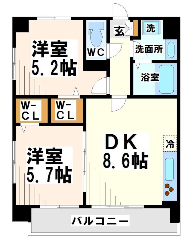 ロンブス調布  間取り