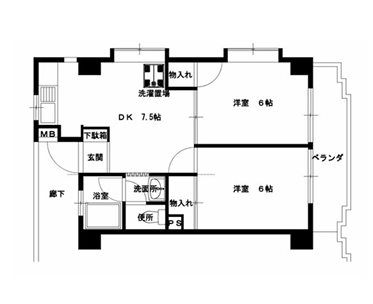 第3ドリームハイツ 間取り