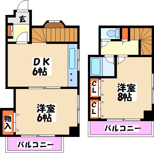 ウエストステージ  間取り