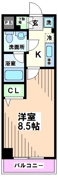 プランドル明大前 間取り図