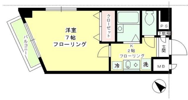 クレスト初台 間取り