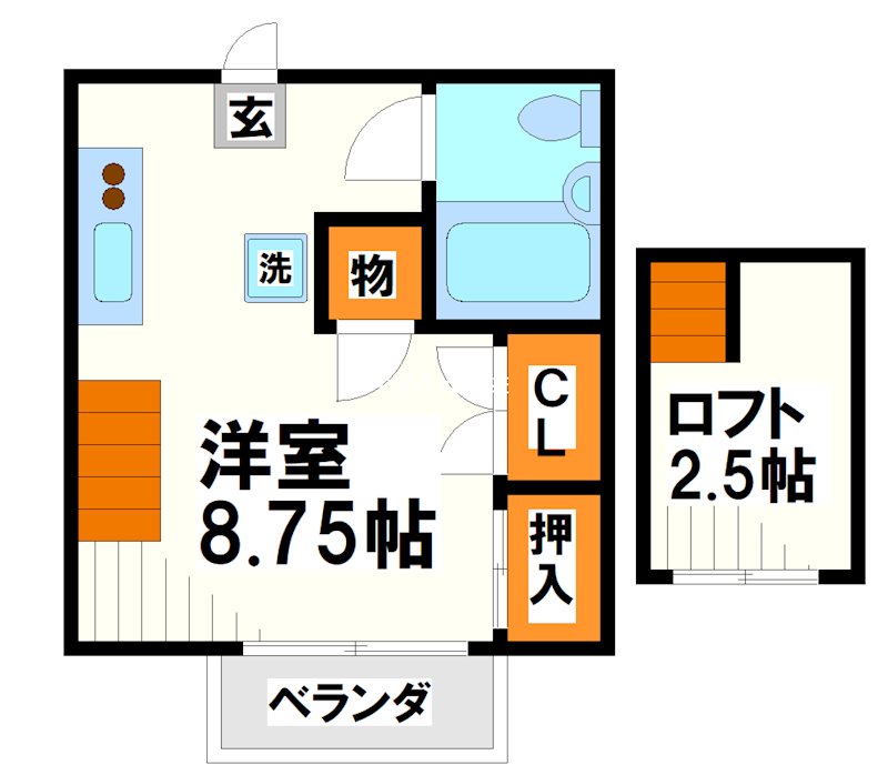 人形荘【東京外国語大学受験生事前予約可能物件】  間取り