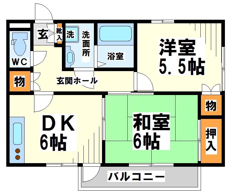 飛田給ガーデン　 間取り