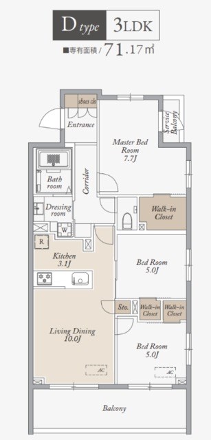 KDXレジデンス武蔵境Ⅰ 間取り