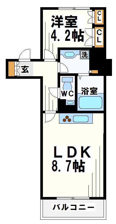 セントラルレジデンス調布ステーションコート  間取り