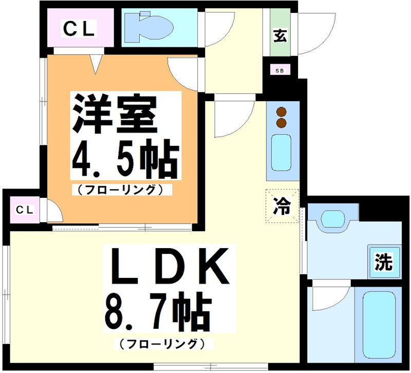 グローリオシェルト南烏山 間取り