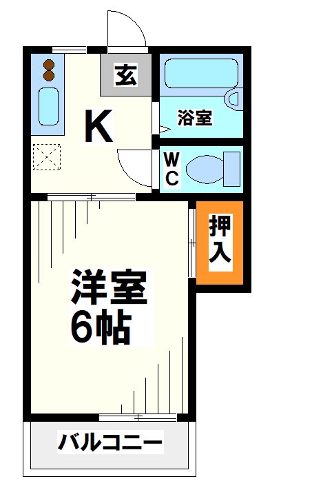 レジェンド若松【東京外国語大学受験生事前予約可能物件】 間取り