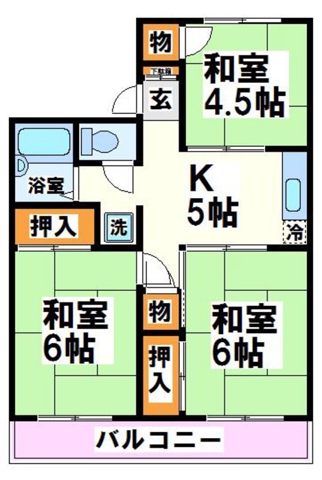 スカイコーポ   間取り