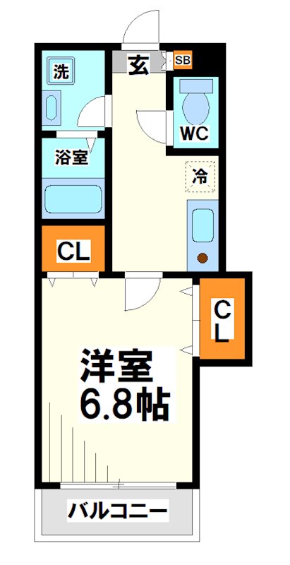 エルプセフロント  間取り