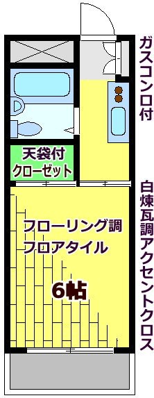 グリーントップXI 　当社管理物件 間取り