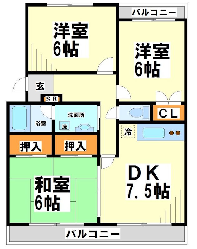 マンションユウガー   間取り