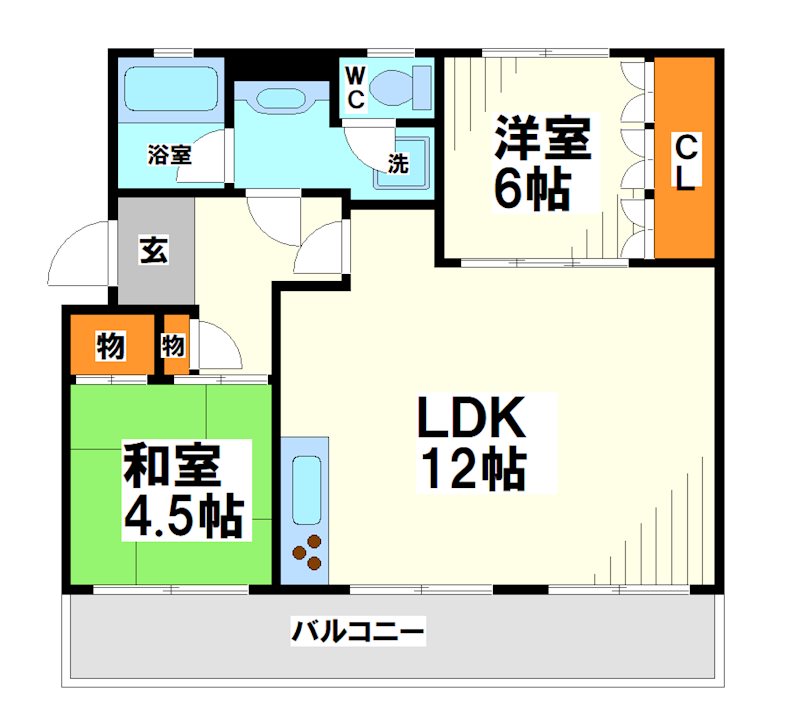 車返団地3街区12号棟 間取り