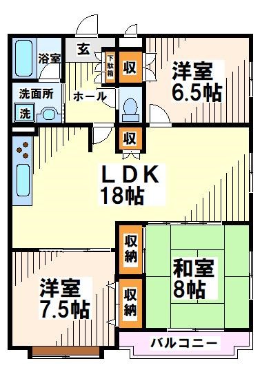 エレガント白糸台　当社管理物件  間取り