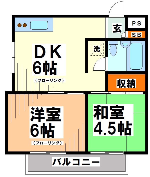 シェモア北沢 間取り