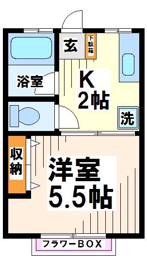 ハピネス1 間取り