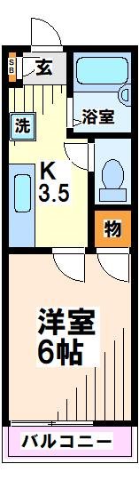クレセント府中 間取り