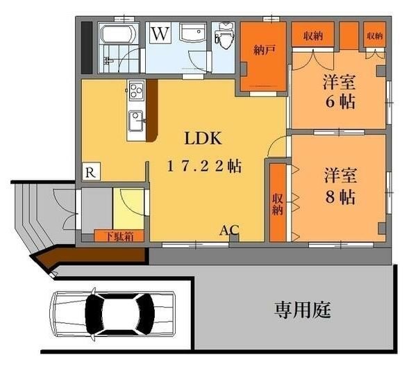 ソレイユ・川村 間取り図