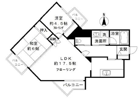 クレスト和泉 間取り