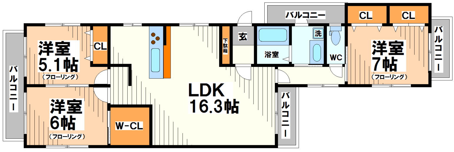 ベルドミール和泉 間取り