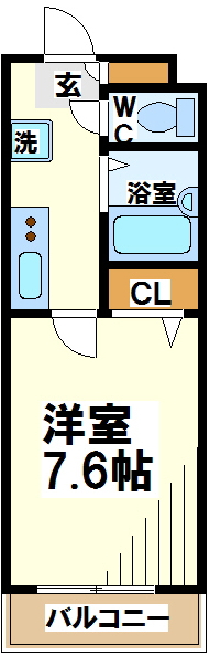 アンソレイユ   間取り図