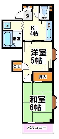 プロスパー宮西  間取り図