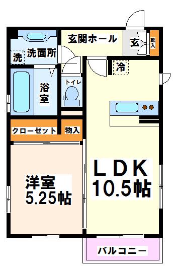 POM分倍河原 間取り