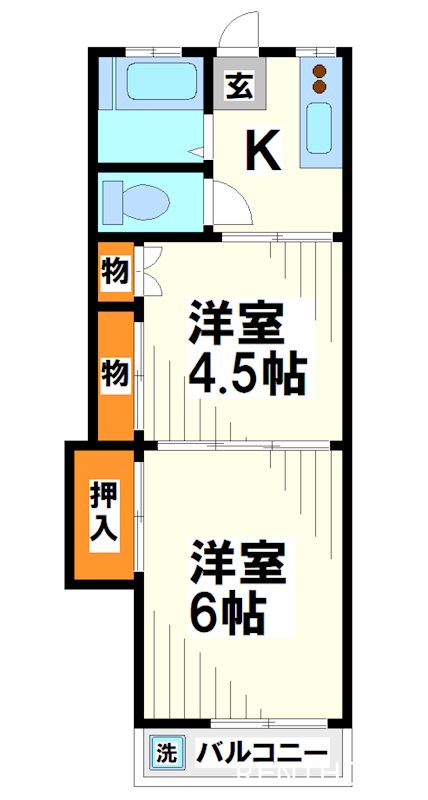 佐須コーポ  間取り
